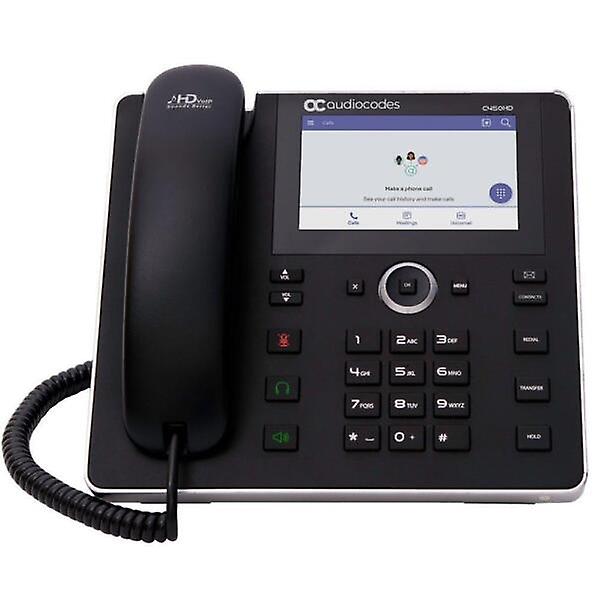 Audiocodes C450HD IP VOIP telefoon, zwart