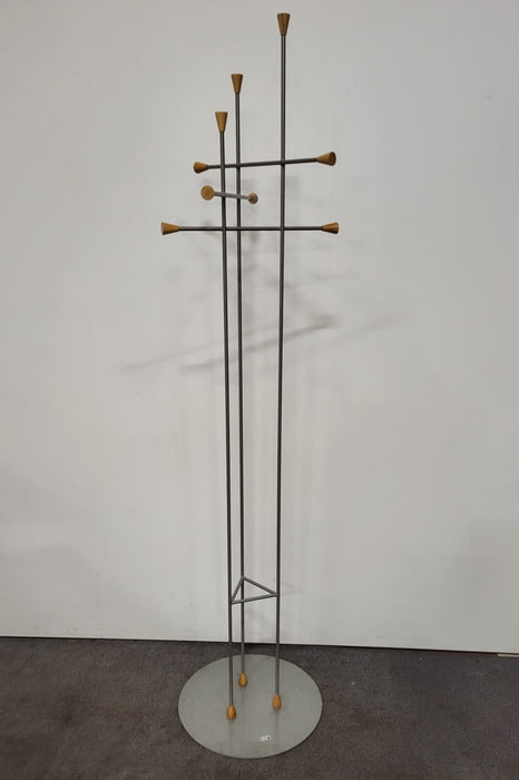 Design kapstok Twister Sputnik, grijs, diameter voet 46, Hoogte 196 cm