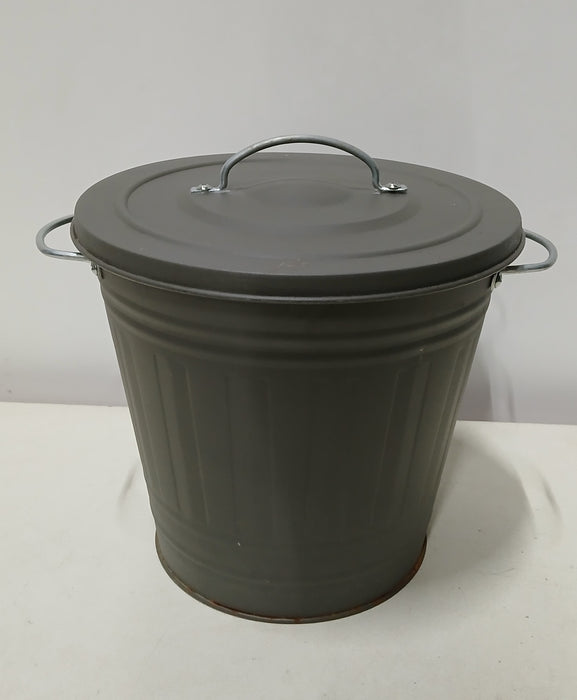 Ikea Knodd prullenbak, antraciet metaal