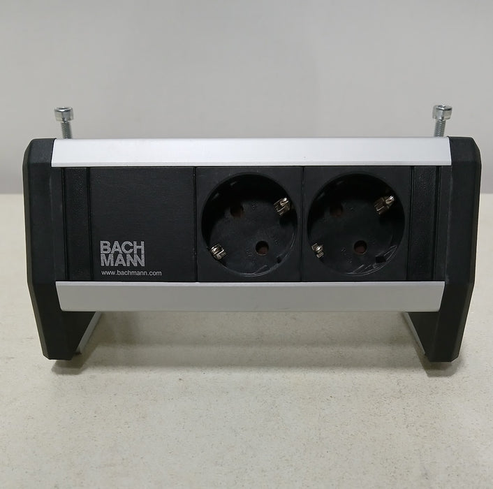 Bachmann Desk 902.750 stekkerunit, zwart / zilvergrijs