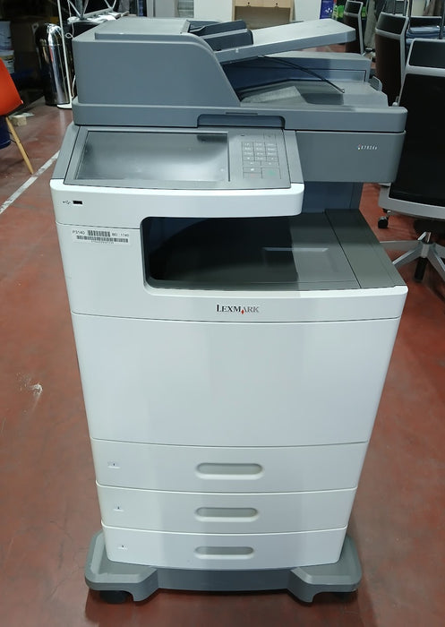Lexmark X792de printer / copier, grijs, 54,8 x 68,5 x 118 cm