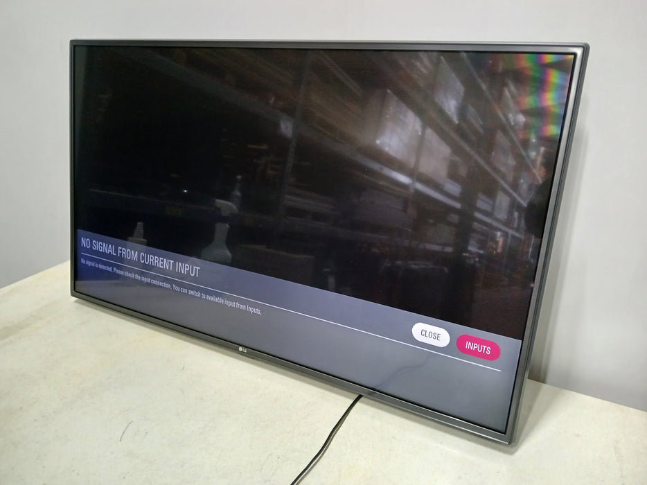 LG 43LW340C zwart, 43 inch, zonder voet, wel afstandsbediening