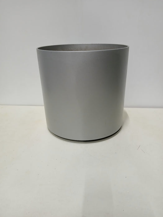 Plantenpot verrijdbaar, zilver kunststof, Dia x H 41 x 40 cm