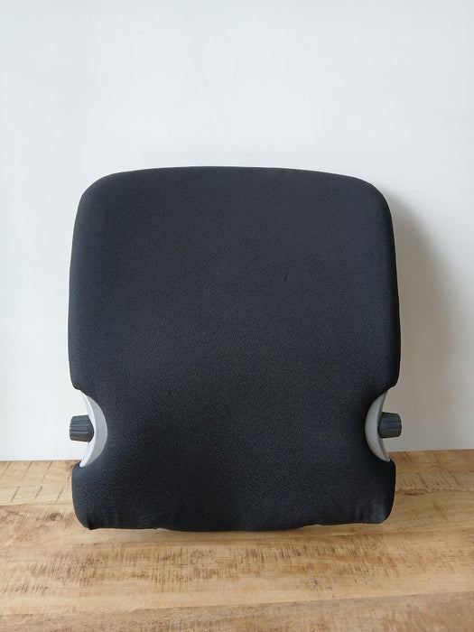 Comforto 77 rug, opnieuw gestoffeerd, zwart