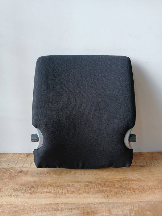 Comforto 77 rug, opnieuw gestoffeerd, zwart