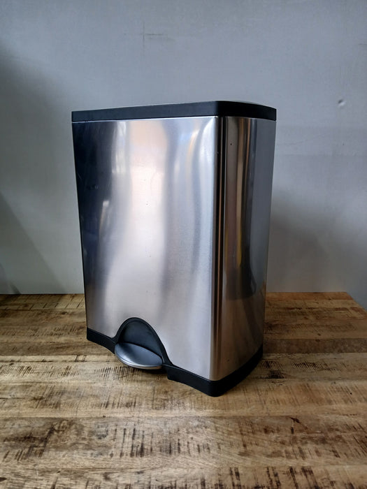 Simplehuman afvalbak 50L, metaal, B x D x H 50,5 x 32,5 x 65,5 cm