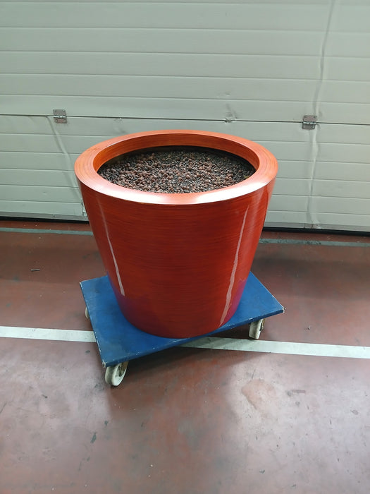 Plantenpot, bruin kunststof, diameter x H 66 x 58 cm