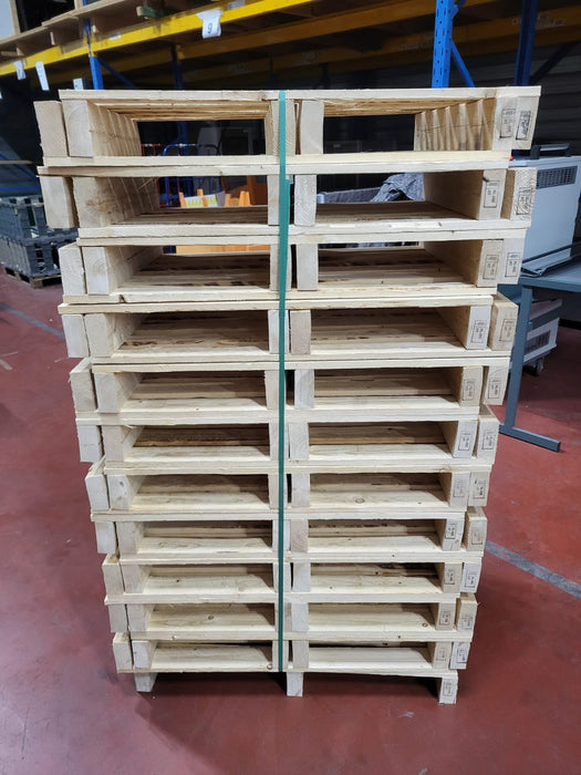 Partij pallets HT, 63 st. nieuw/ongebruikt, 97 x 62 x 12 cm