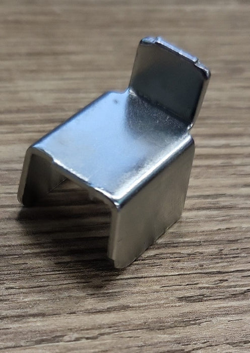 Legbordhaakje voor kast, verzinkt staal, 2,3 x 1,1 cm x 2 cm