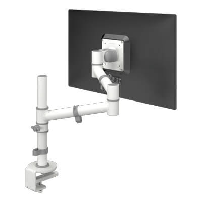 Single monitorarm,,Dataflex Viewgo 120, Wit, Vesa 70/100 mm