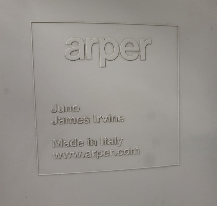 Design kantinestoel	Arper Juno 3601, wit,  B x D x H 43 x 50 x 73 cm