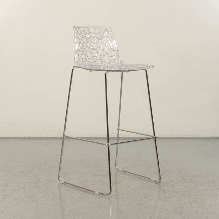 IGAP Spider barkruk, transparant, B x D x H 41 x 41 x 98 cm