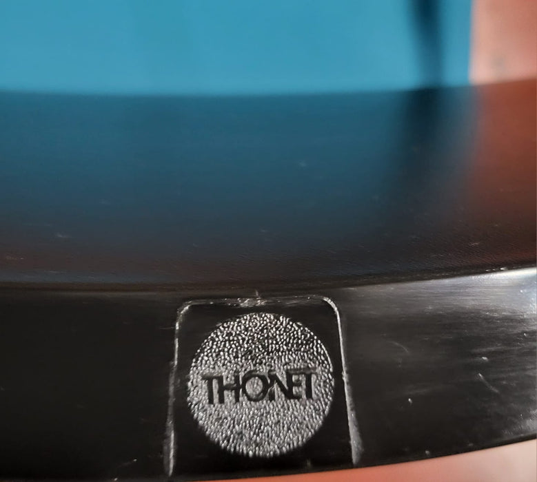 Design vergaderstoel Thonet S360, blauw / zwart,B x D x H 58 x 55 x 82 cm