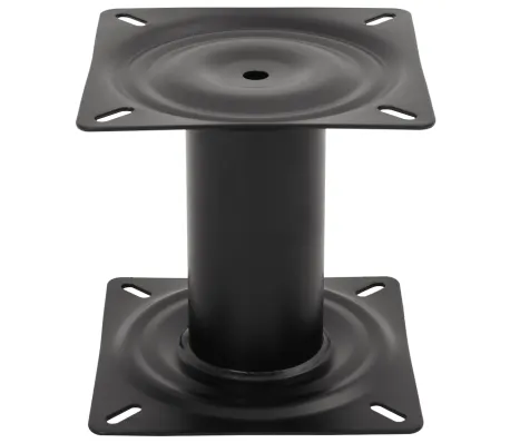 VidaXL bootstoelpoot, zwart staal, 18 x 18 x 18 cm