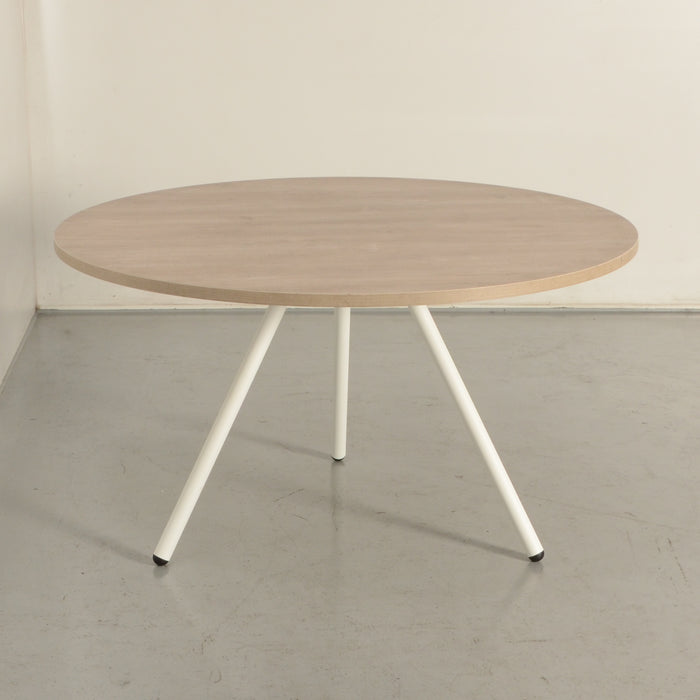 Lonc Alowha design kantinetafel, Oak light blad, 67x120cm ø