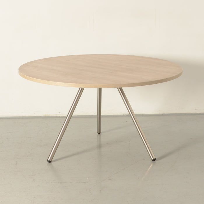 Lonc Alowha design kantinetafel, Oak light blad, 67x120cm ø
