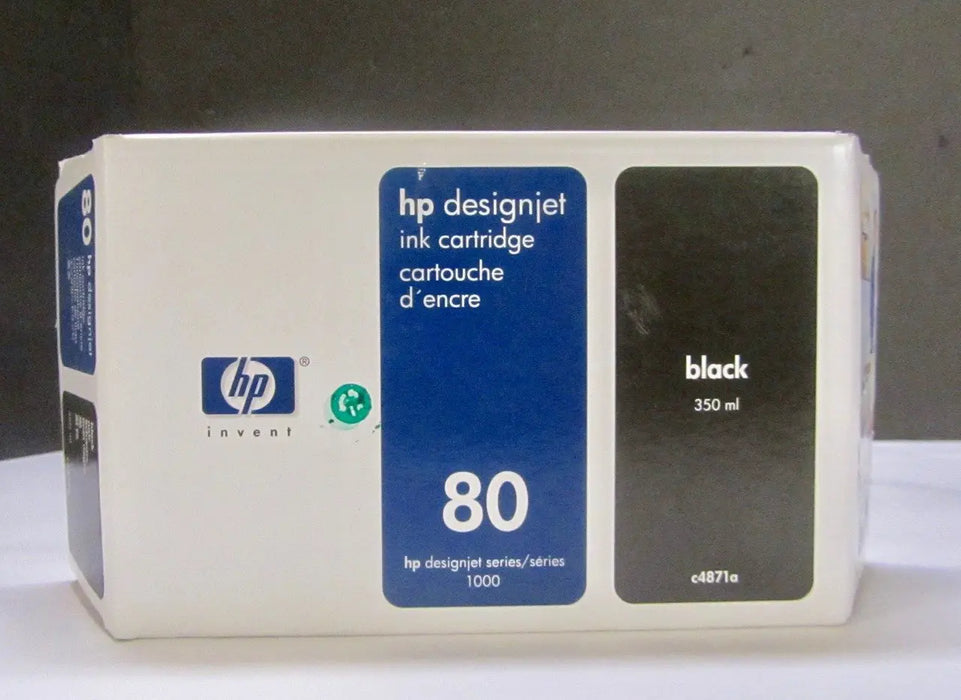 HP 80 c4871a inktcartridge, zwart, 350 ml