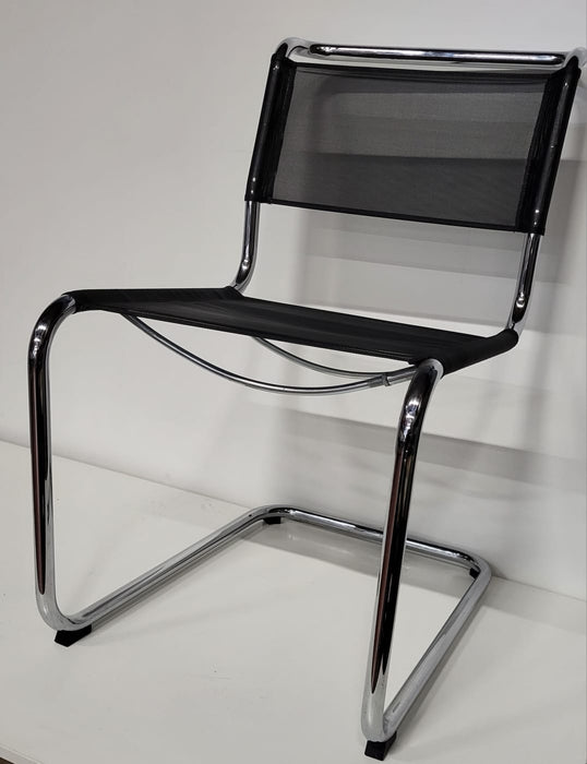 Thones S33N vergaderstoel, zwart, designed bij Mart Stam