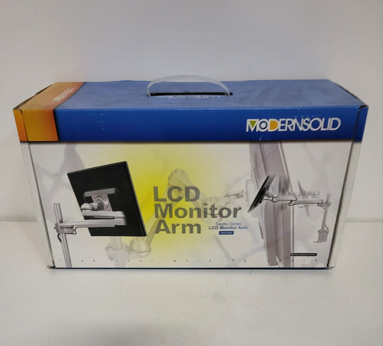 Monitorarm, Modernsolid LA-51-1, zilverkleur.