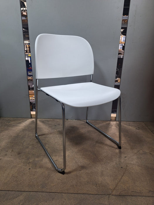 Kusch & Co kantinestoel, wit