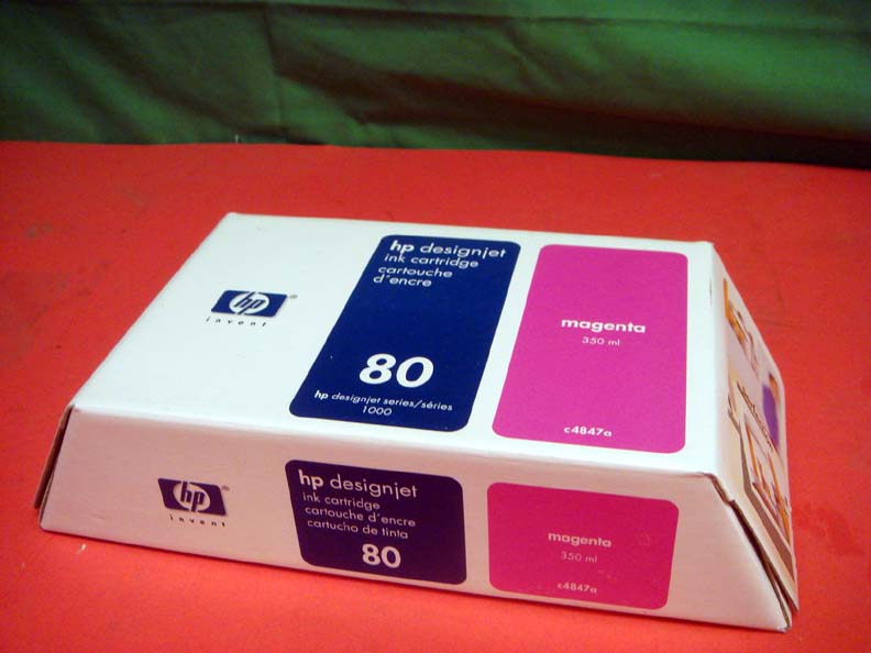 HP 80 C4847A inktcartridge, magenta, 350 ml