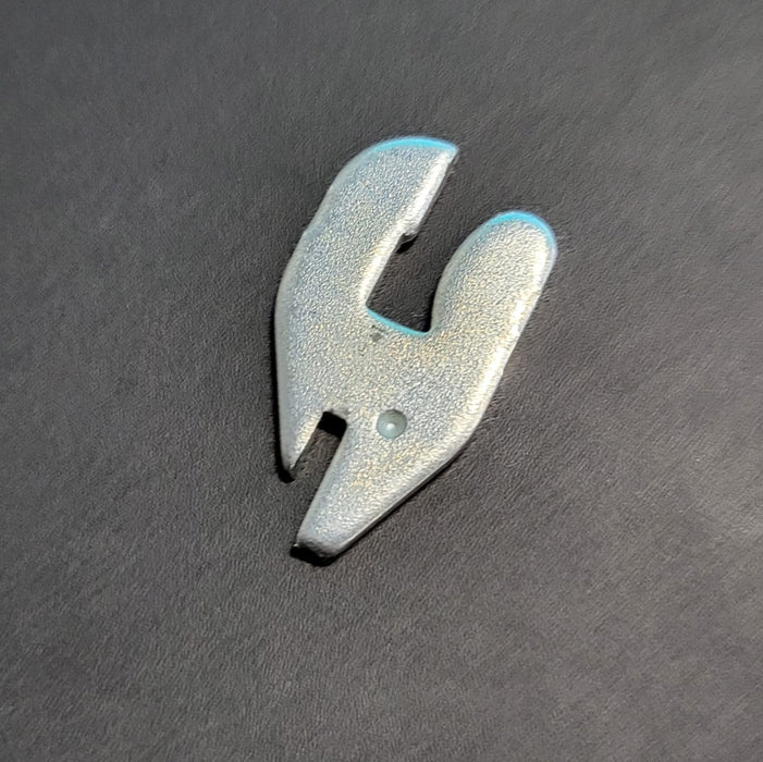 Legbordhaakje voor kast, verzinkt staal, 16 x 29 mm