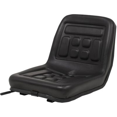 VidaXL tractorstoel universeel, zwart, BxDxH 39 x 46 x 35 cm