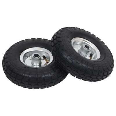 VidaXL steekwagenwiel, set van 2, 260 x 83 mm