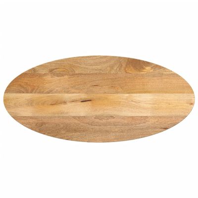 VidaXL tafelblad, ovaal, 120 x 50 cm, mangohout
