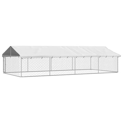 VidaXL hondenkennel, 600 x 300 x 150 cm, voor buiten