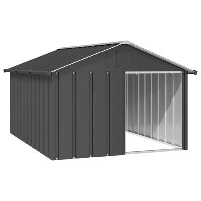 VidaXL hondenhok, antraciet, 116.5 x 153 x 81.5 cm