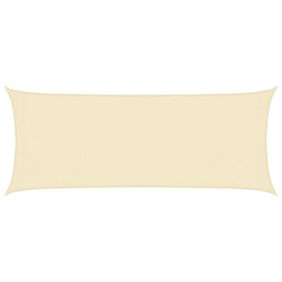 VidaXL zonnezeil, 2 x 5m, cremekleurig