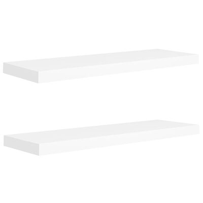 VidaXL wandschap , wit, 80 x 23,5 cm