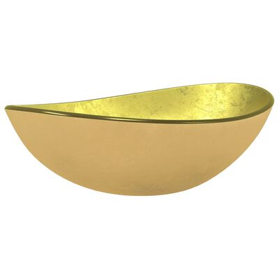 VidaXL wasbak, goud,54 x 35 cm