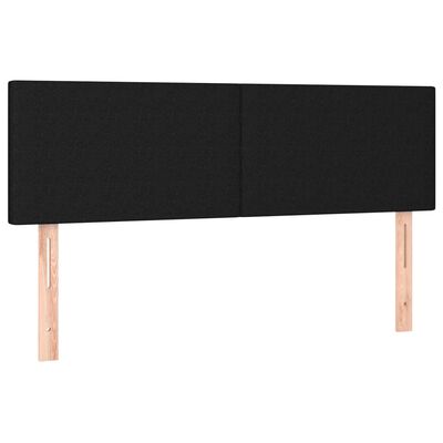 VidaXL Hoofdbord, zwart, 72 x 5 x 78 / 88 cm
