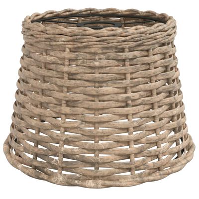 VidaXL lampenkap, wicker bruin, 17 x 25 cm ø