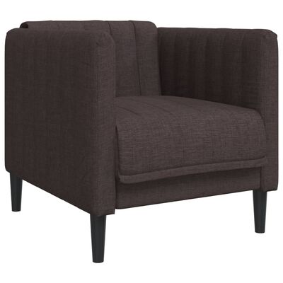 VidaXL sofa, stof donkerbruin, 69 x 76,5 x 74,5 cm
