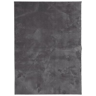 VidaXL vloerkleed, antraciet, 160 x 230 cm, wasbaar