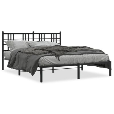 VidaXL bedframe, zwart, 160 x 200 cm