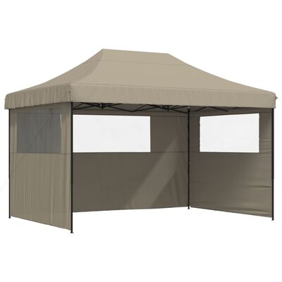 VidaXL partytent, taupe, L x B x H 410 x 279 x 315 cm