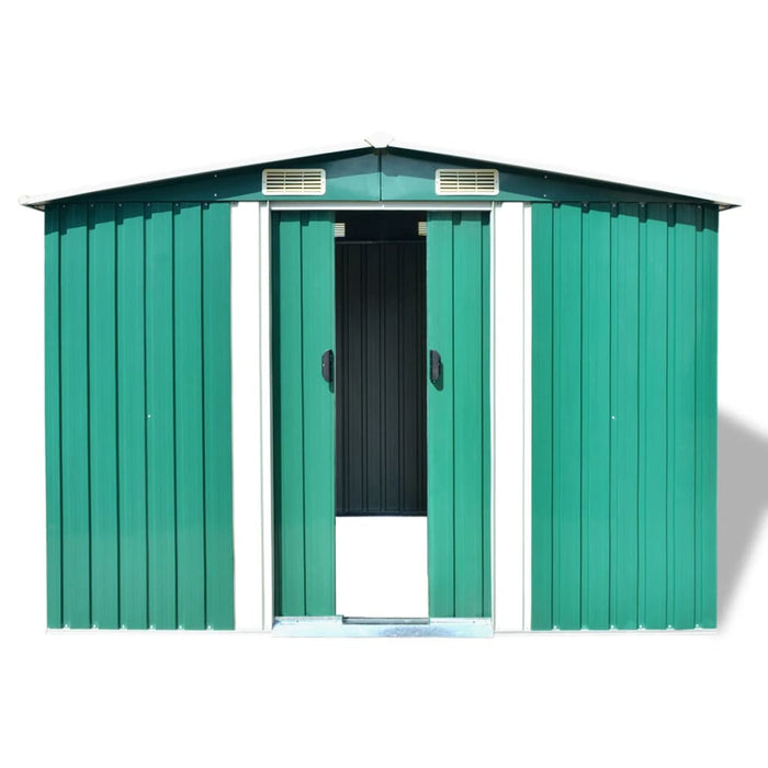 VidaXL tuinberging, metaal groen, 257 x 205 x 178 cm
