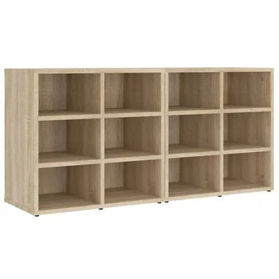 VidaXL schoenenkast, sonoma eiken, 52.5 x 30 x 50 cm, 2st