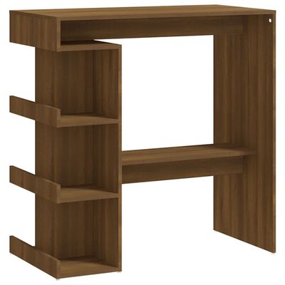 VidaXL bartafel, bruin eiken, 100 x 50 x 101.50 cm