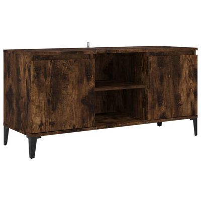 VidaXL tv meubel, 103.5 x 35 x 50 cm, gerookt eikenhout