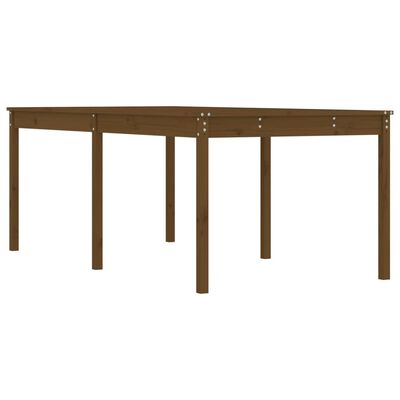 VidaXL tuintafel, Bruin grenen, 203,5 x 100 x 76 cm