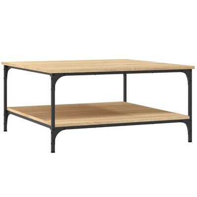 VidaXl salontafel, Sonoma eikenkleur, 80x 80 x 80 cm