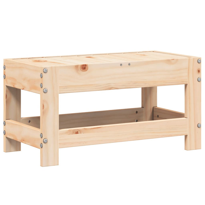VidaXL tuin voetenbank, massief grenen, 62 x 30 x 32 cm