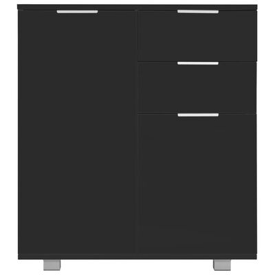 VidaXL dressoir, zwart, 71 x 35 x 80 cm