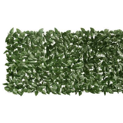 VidaXL balkonscherm, donkergroen, 600 x 75 cm