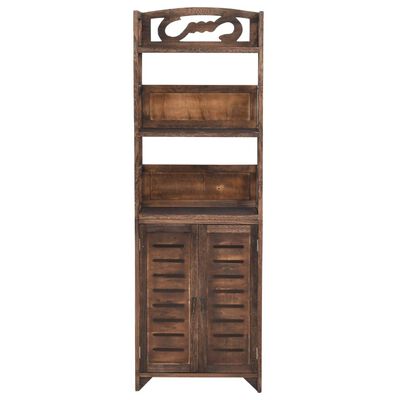 VidaXL wandkast, 140 x 46 x 24 cm, donkerbruin
